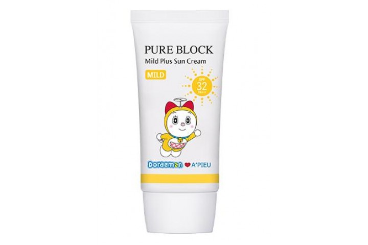 Крем солнцезащитный A'Pieu Pure Block Mild Plus Sun Cream Spf32/pa++