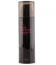 Гель-пенка для лица очищающая A'Pieu From The Black Cleansing Oil Gel Foam