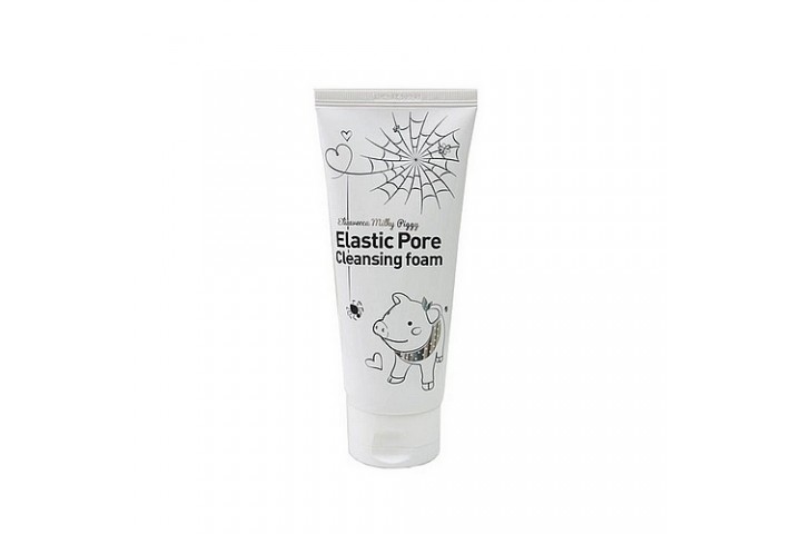 Черная пенка(маска) для умывания Elizavecca Milky Piggy Elastic Pore Cleansing Foam