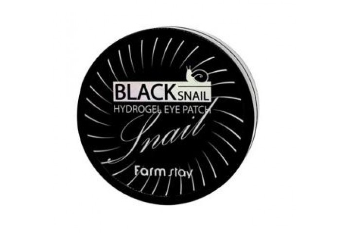 Гидрогелевые патчи для глаз с муцином черной улитки FarmStay Black Snail Hydrogel Eye Patch