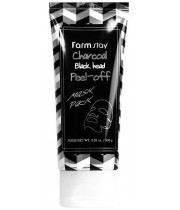 Очищающая маска-пленка с углем FarmStay Charcoal Black Head Peel-Off Mask Pack