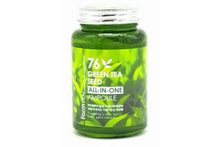 Многофункциональная ампульная сыворотка с зеленым чаем FarmStay Green Tea All-In One Ampoule