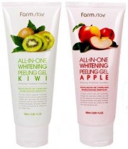 Пилинг-гель с экстрактом фруктов FarmStay All-In-One Whitening Peeling Gel