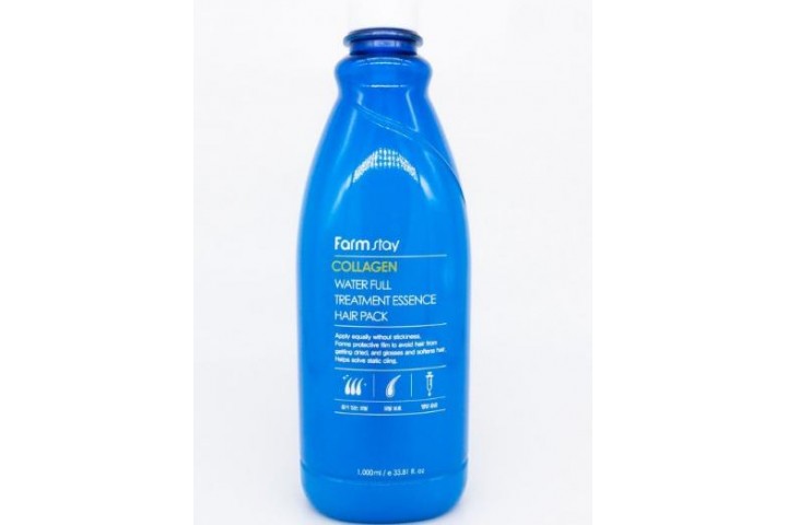 Маска для волос увлажняющая с коллагеном FarmStay Collagen Water Full Moist  Essence Hair Pack