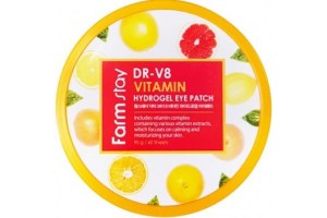 Гидрогелевые патчи с витаминами FarmStay Dr-V8  Vitamin Hydrogel Eye Patch