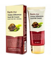 Восстанавливающий бб крем с экстрактом улитки FarmStay Visible Difference Snail Bb Cream