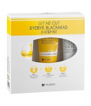 Трехфазный комплекс очищения и сужения пор Mizon Let Me Out Byebye Black Head 3-Step Kit