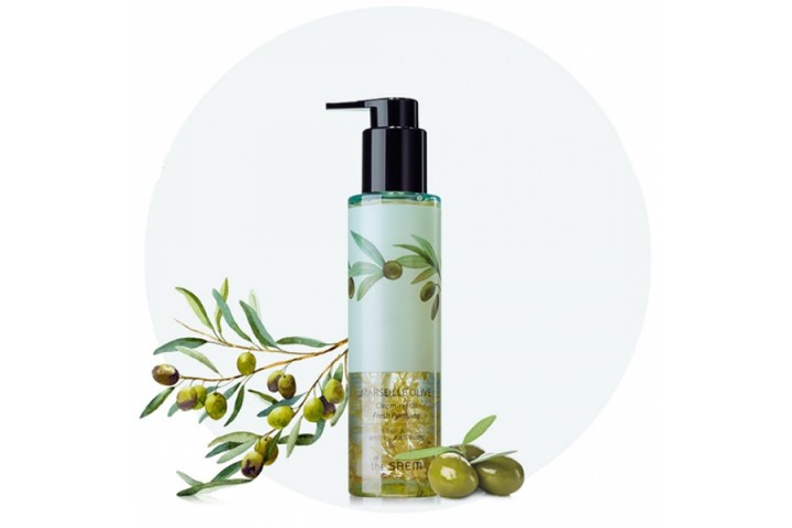 Масло для очищения лица с экстрактом оливы The Saem Marseille Olive Cleansing Oil-Fresh Purifying