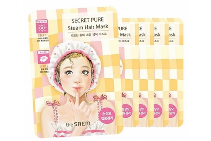 Маска паровая для поврежденных волос The Saem Secret Pure Steam Hair Mask
