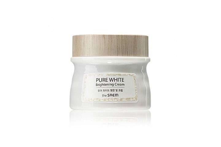 Крем осветляющий с эффектом сияния The Saem Pure White Brightening Cream