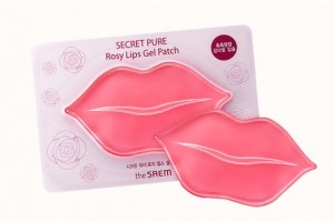 Патчи для губ гидрогелевые The Saem Secret Pure Rosy Lips Gel Patch