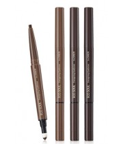 Карандаш для бровей 3 в 1 The Saem Eco Soul Designing Eyebrow