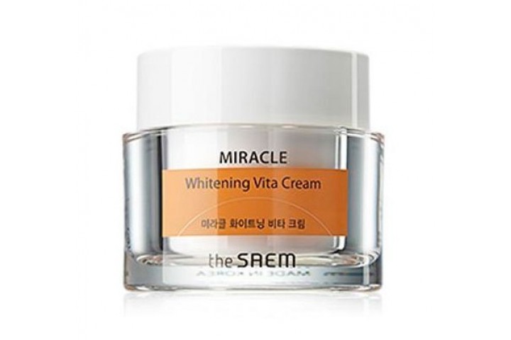 Крем ночной осветляющий The Saem Miracle Whitening Vita Cream