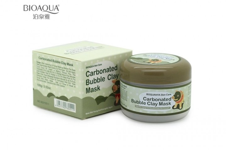Очищающая пузырьковая маска  BioAqua Carbonated Bubble Clay Mask