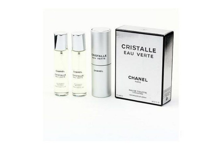Chanel - Cristalle eau Verte. 3x20 ml